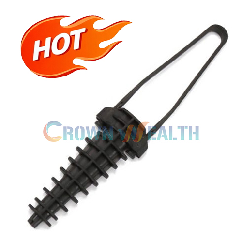 UV-Resistant Plastic FTTHAnchor Clamp for 5-6mm Drop Cable | Corrosion-Free Aerial Installation