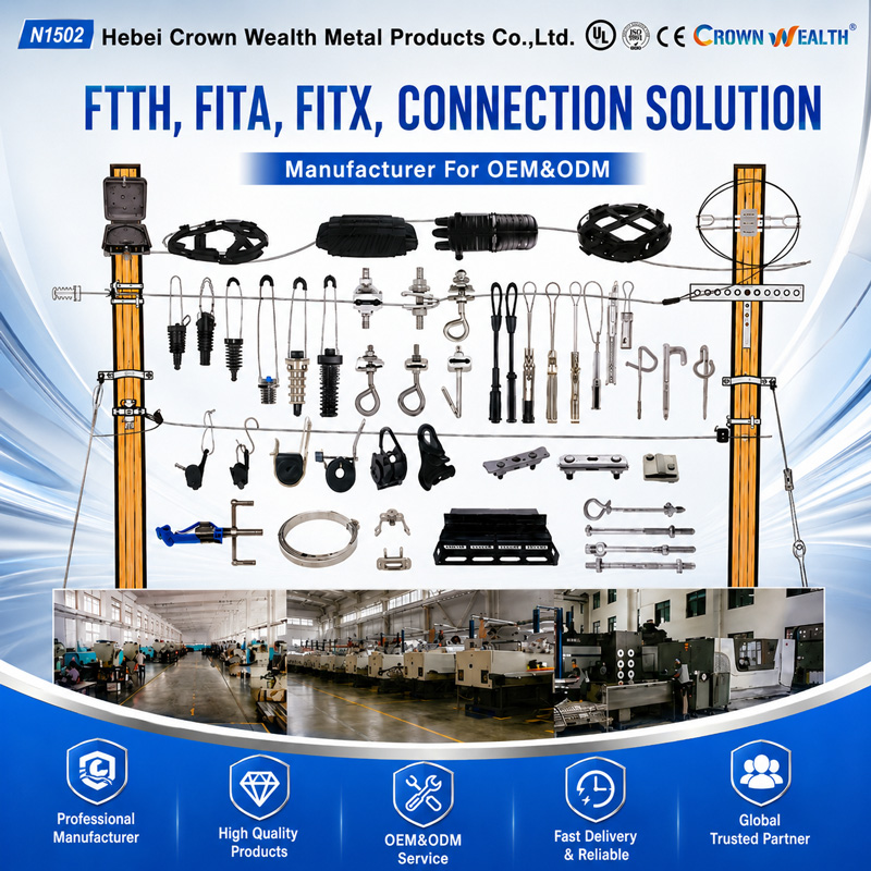 FTTH, FTTA & FTTX Connection Solutions Manufacturer | OEM & ODM Fiber Optic Network Hardware Supplier
