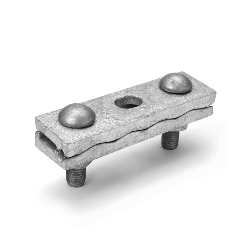 Custom Galvanized Steel Line Cable Clamp Three Bolt Guy Straight Adss Cable Suspension Guy Clamp