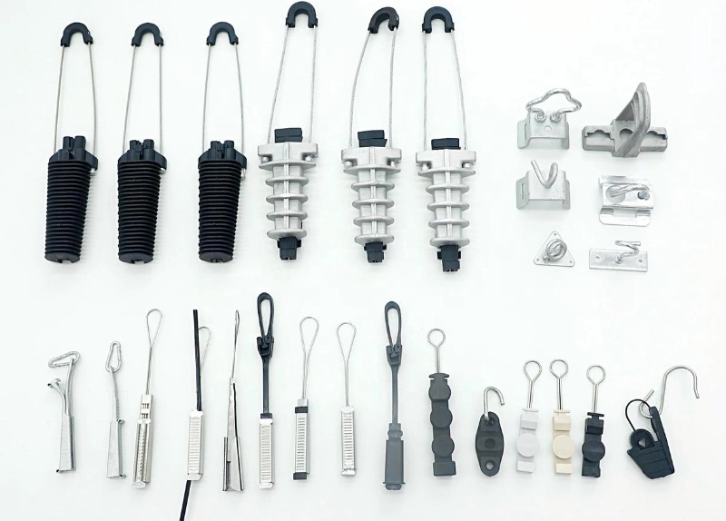 Telco Grade Fiber Optic Cable Clamps | ISO9001 Aerial, Drop & Dead End Clamps